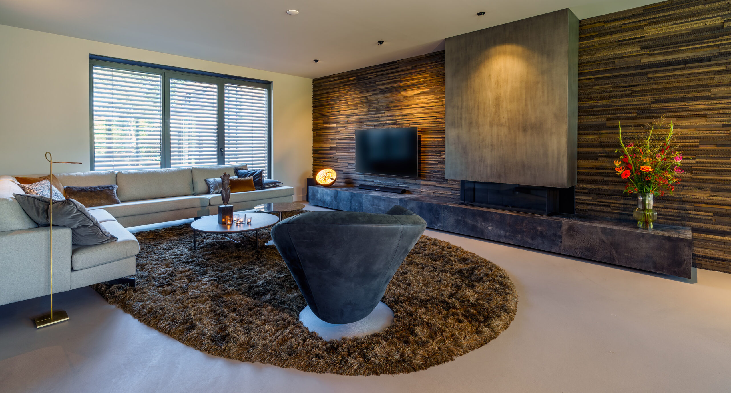 Strak en warm in balans -kamer