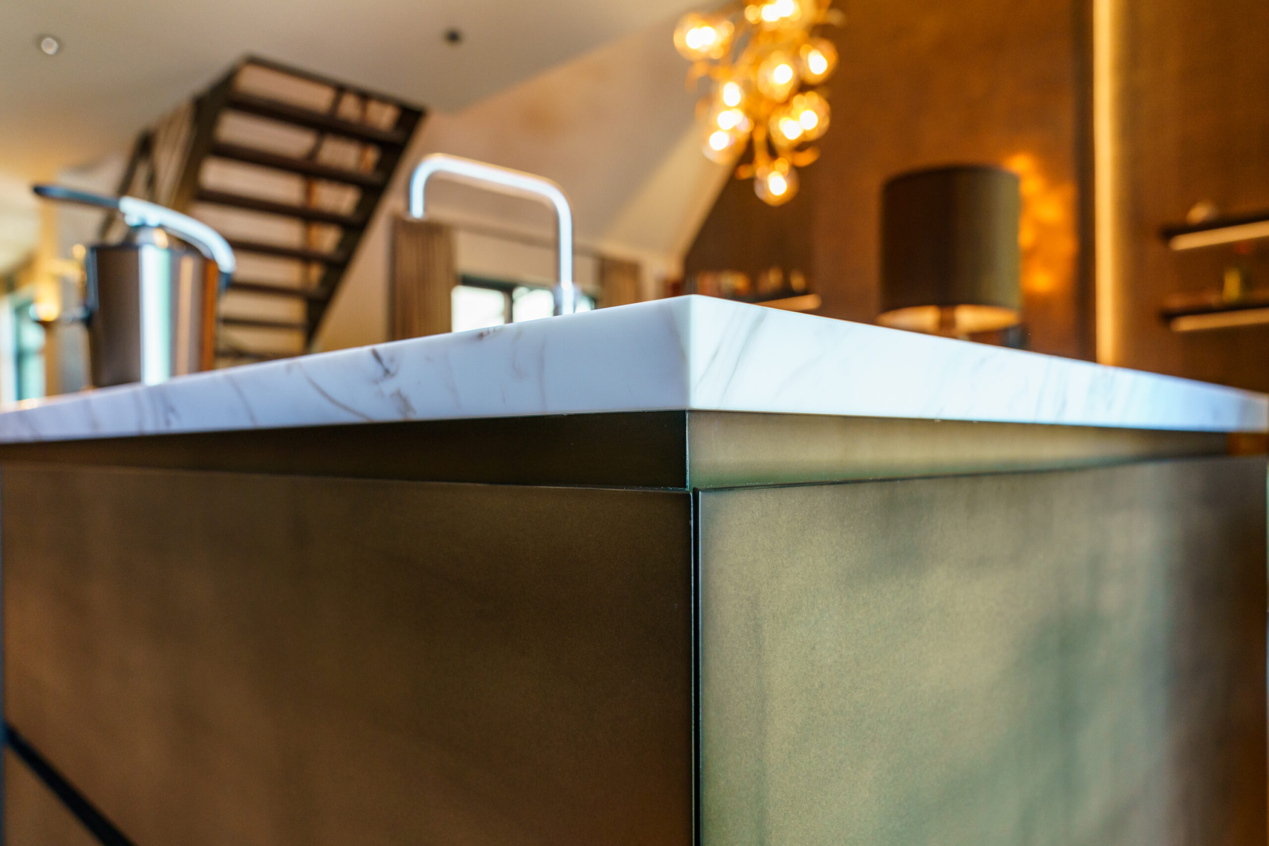 Levensverhaal weerspiegelt interieur - aanrecht