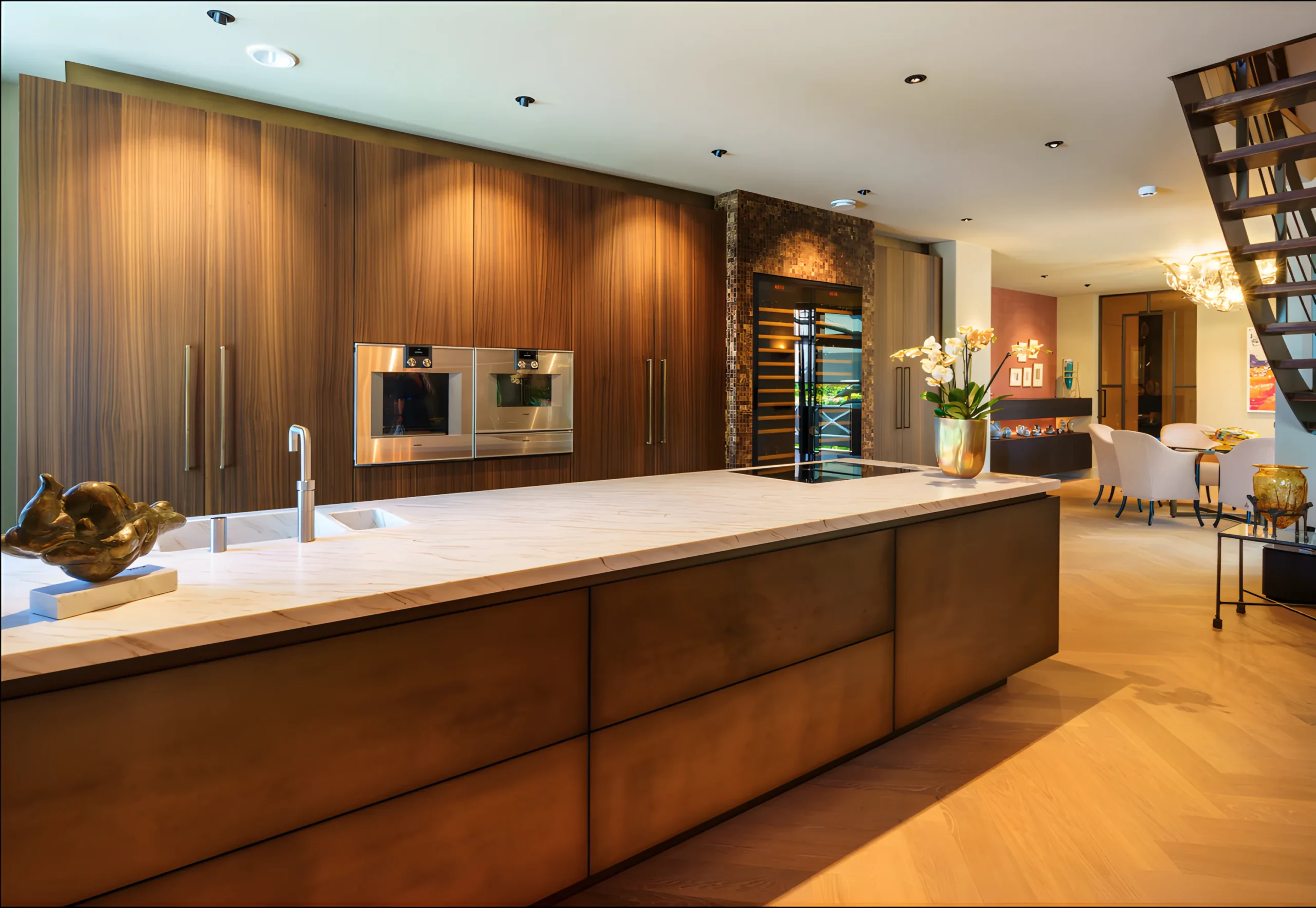 Levensverhaal weerspiegelt interieur - aanrecht